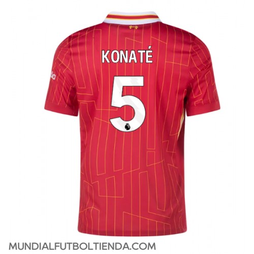 Camiseta Liverpool Ibrahima Konate #5 Primera Equipación Replica 2024-25 mangas cortas